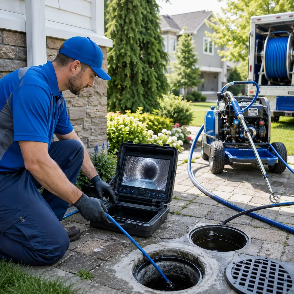 Outdoor drain cleaning professionals serving Lockhart, TX